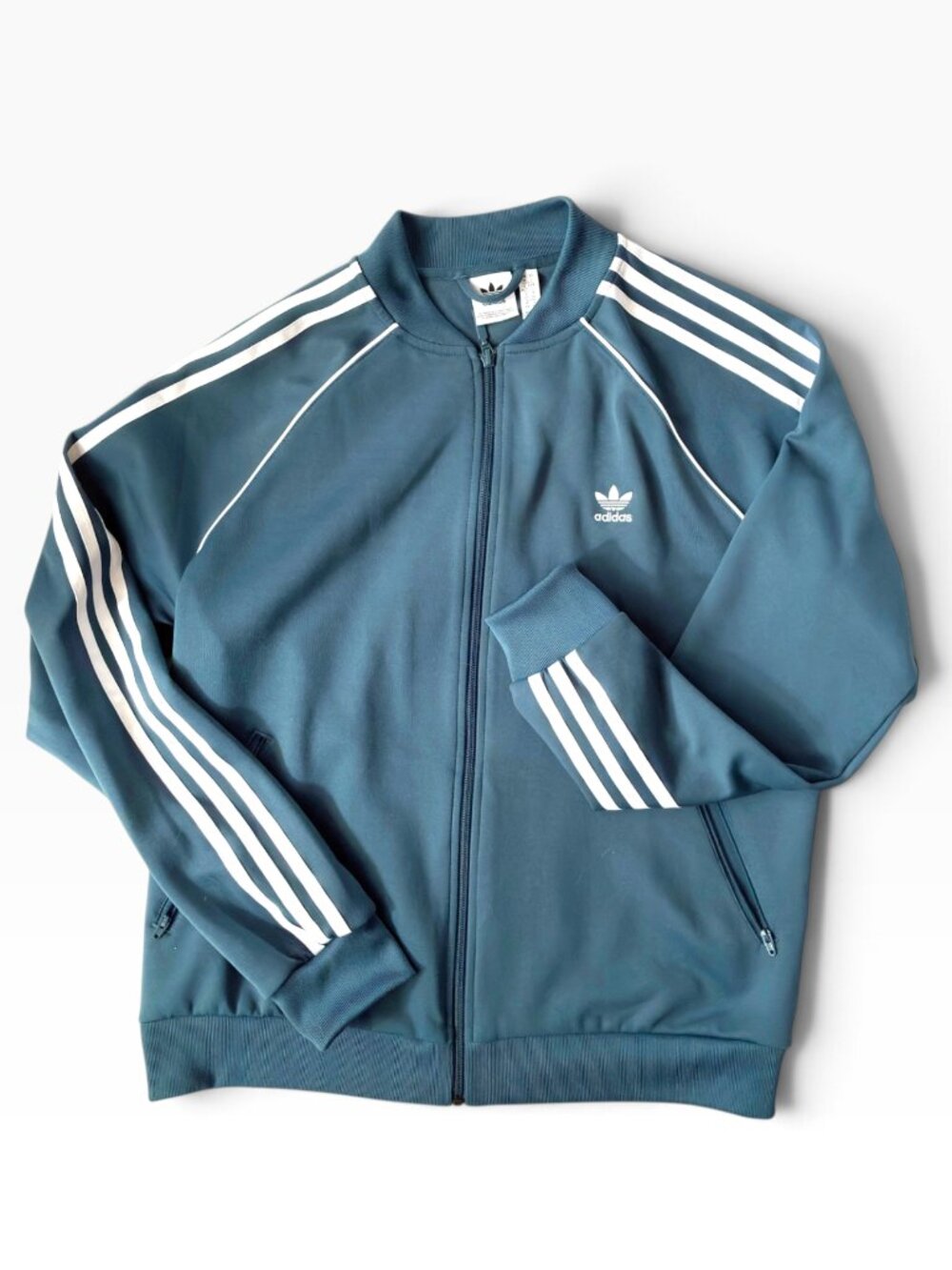 Adidas Originals Superstar Classic Track Jacket 90s Y2K - Large - Dark Steel